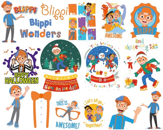 Happy Birthday Blippi png bundle, blippi sublimation … - Gem