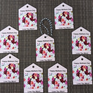 Tags pour la fête des Mères pour jardinières, pots et cadeaux, fleurs, cartes et coffrets cadeaux image 1