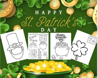 St Patrick’s Day coloring sheets
