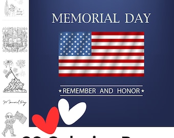 Memorial day coloring pages