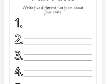 Outline for report on individual State