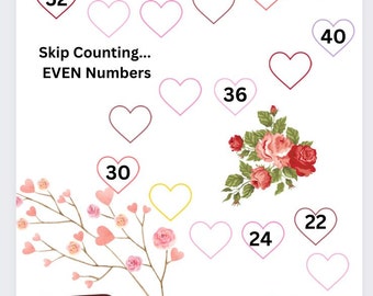 1st Grade Valentines Math and Writing