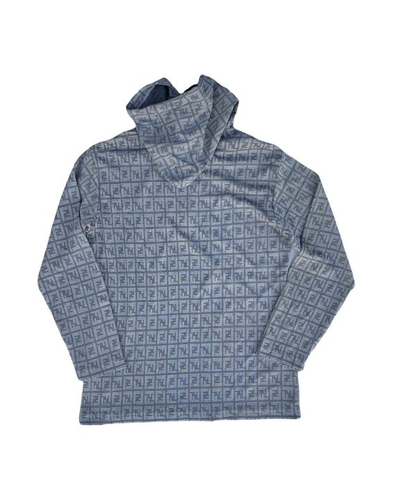 Top Vintage Fendi Zucca Hoodie View 3