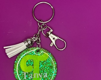 Personalisierte Name Schlüsselanhänger Harz Schlüsselanhänger Geschenk