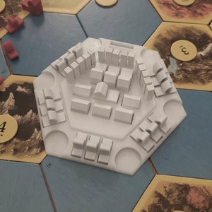 Portapezzi personalizzato per Catan - Organizzatore per giochi da tavolo stampato in 3D