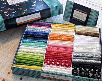 Kimberbell Basics Complete Fabric Box 100 Fat Quarter Bundle Quality Quilting Cotton Fabric Great Sewing Quilting Gift