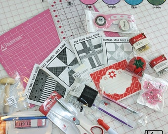 Quilting Kit Gift Essential Quilt Kit has All the Needed Notions Fantastic Beginner Quilt Kit and A Great Quilting Sewing Supply Box