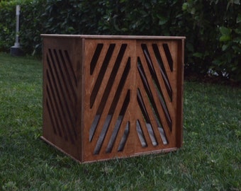 Moderne Holz Hundebox, Indoor Zwinger Möbel