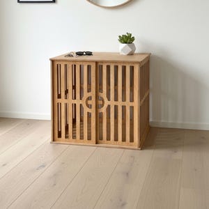 Modern Dog Crate, Wooden Dog Bed, Dog House, Modern Indoor Dog Crate, Dog Bed Large Dogs, Dog Bed, Dog Furniture,Dog Crate Furniture,Dog Bed