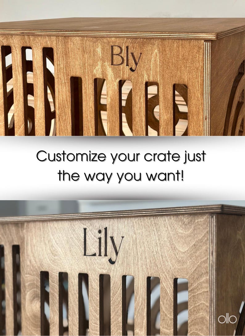 Modern Dog Crate, Wooden Dog Bed, Dog House, Modern Indoor Dog Crate, Dog Bed Large Dogs, Dog Bed, Dog Furniture,Dog Crate Furniture,Dog Bed image 7