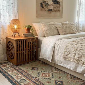 Modern Dog Crate, Wooden Dog Bed, Dog House, Modern Indoor Dog Crate, Dog Bed Large Dogs, Dog Bed, Dog Furniture,Dog Crate Furniture,Dog Bed image 6