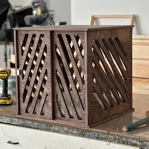 Modern Dog Crate, Wooden Dog Bed, Dog House, Modern Indoor Dog Crate, Dog Bed Large Dogs, Dog Bed, Dog Furniture,Dog Crate Furniture,Dog Bed