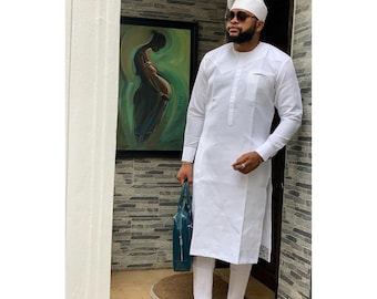 2 Piece African Suit for Men Dashiki Festival Suit Gift for Him African Attire Traditional Dashiki Men's Wedding Clothing Vintage Costume
