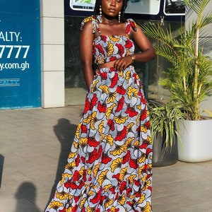 Two Piece African Dress for Women/african Womens Clothing/ African Two  Piece Set/ African Dresses/ankara Dresses/african Dresses for Women -   Canada