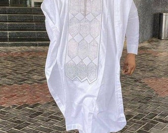 3pcs African Men Agbada | Agbada for Men | African Men Wedding Suit | Agbada for Wedding | Groomsmen Outfit | African Men's Clothing