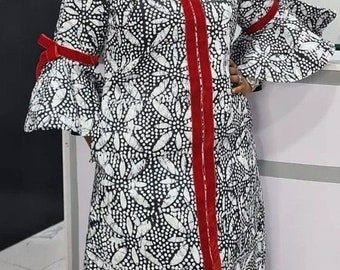 Ankara Boubou Dress, African Print Kaftan Dress, Kaftan for Women, Rich Aunty Styles, Adire Boubou, Agbada Dress, African Clothing for Women