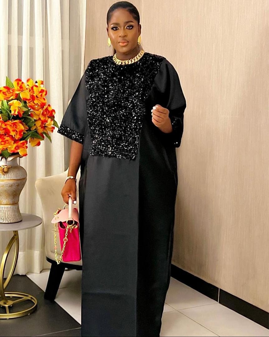 silk ankara dresses Ankara Silk Dress