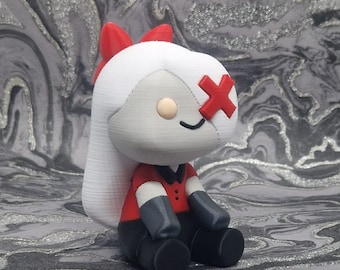 Estatua de Vaggie de Hazbin Hotel, figura de personaje de dibujos animados, artículo de colección de fan art, chibi impreso en 3D