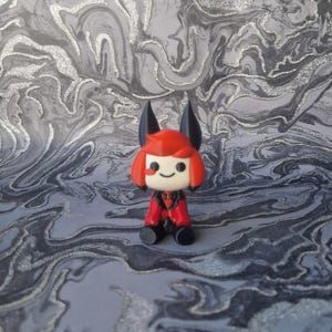 Alistor Hazbin Hotel Chibi Figure, Anime Chibi Character, Kolekcjonerska zabawka, Słodka figurka z kreskówek, Prezent dla fanów, Helluvaverse