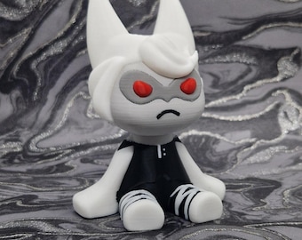 Figura chibi de Carmilla de Hazbin Hotel, artículo de colección de fan art impreso en 3D