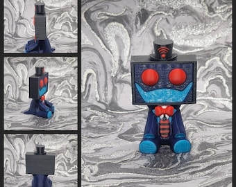 Figura Chibi de Vox de Hazbin Hotel, figura de dibujos animados impresa en 3D