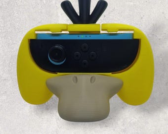 Agarre para Joy-Con de Nintendo Switch – Agarre para mando inspirado en Psyduck de Pokémon – Agarre para Switch 2