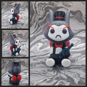 Husk Hazbin Hotel Statuen, Zeichentrickfigur Figur, Fan Art Sammlerstück, 3D gedrucktes Chibi