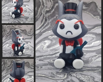 Husk Hazbin Hotel Statues, Cartoon Character Figurine, Fan Art Collectible, 3D Printed chibi