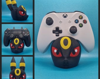 Soporte para mando de Umbreon: regalo para gamers de Pokémon impreso en 3D