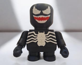 Figura de Venom estilo LEGO / Figura coleccionable con temática de Spiderman para fans (impresión 3D)