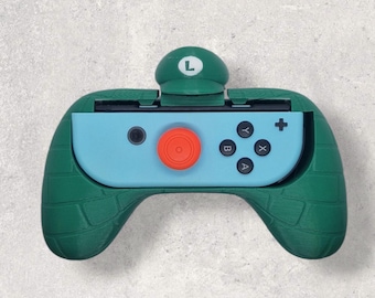 Agarre para Joy-Con de Nintendo Switch – Agarre para mando inspirado en Luigi Mario – Agarre para Switch 1