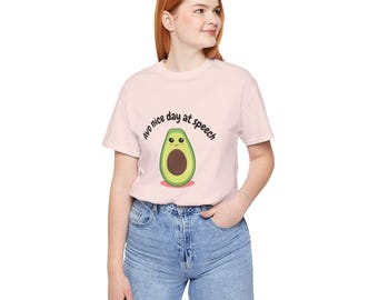 Avo Nice Day Speech Tee, Funny Avocado Teacher Gift