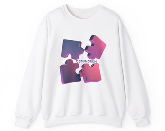 Abstract Puzzle Crewneck Sweatshirt