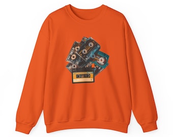 Rewind Time with the Mixtape Memories Sweatshirt: A Blast from the Cassette Past