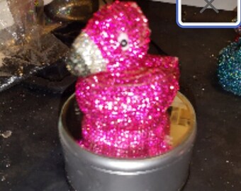 New custom bling bling flamingo duck