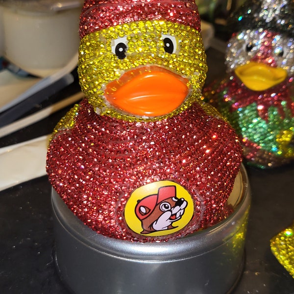 New custom made buckee duckie bling duck