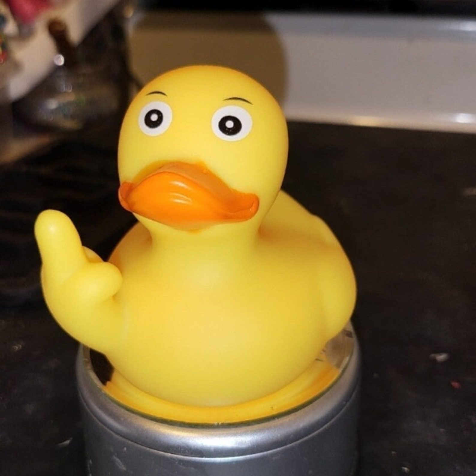 New Large Middle Finger Rubber Duck Etsy