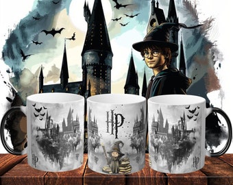 Wizard Color Morphing Mug: Magic HP Gift for Fans