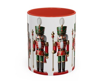 Tazza Schiaccianoci 3D – Tazza da caffè festiva per le vacanze, regalo di Natale