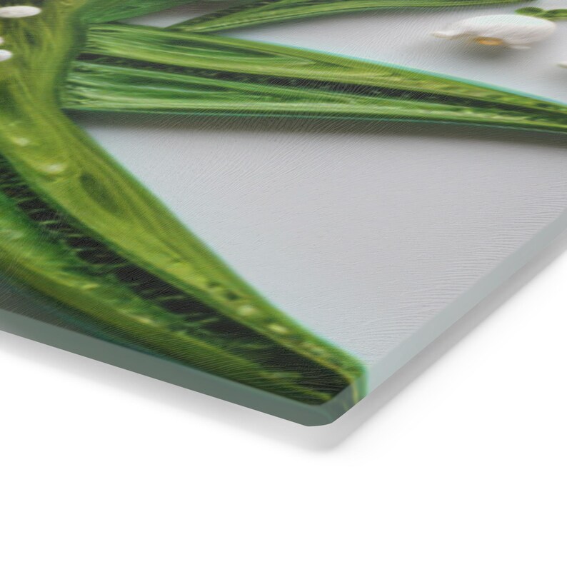 Wildflower Lily Glass Cutting Board,cutting Board,kitchen Essentials