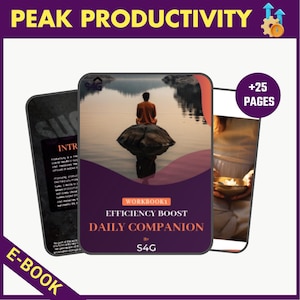 Productivity Ebook / Life Coach / Motivational Coach / Maximize Daily Productivity / Productivity Secrets / Power Productivity