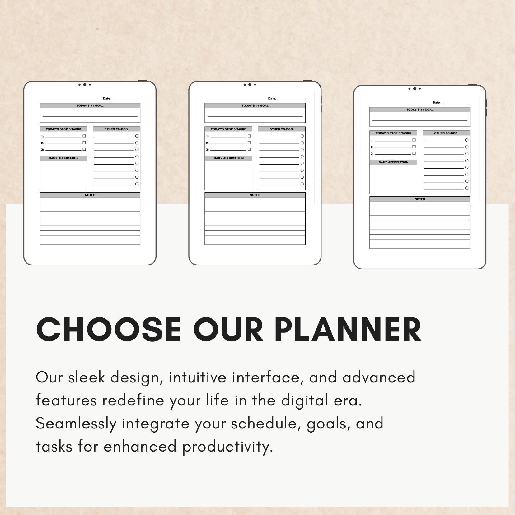 Productivity Planner Printable / Ultimate Life Journal Binder/ Daily ...