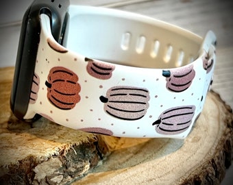 Pumpkin watch Band pumpkins watch Band fall watch band autumn watch band