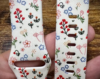 Dainty flowers watch Band spring watch Band floral watch band summer watch band