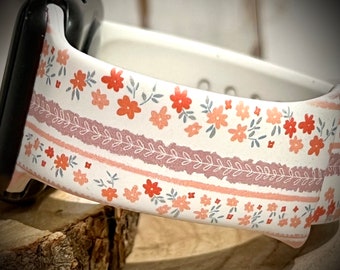 Flowers watch Band spring watch Band floral watch band summer watch band vintage watch band
