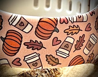 Pumpkin watch Band pumpkins watch Band fall watch band autumn watch band coffee watch band