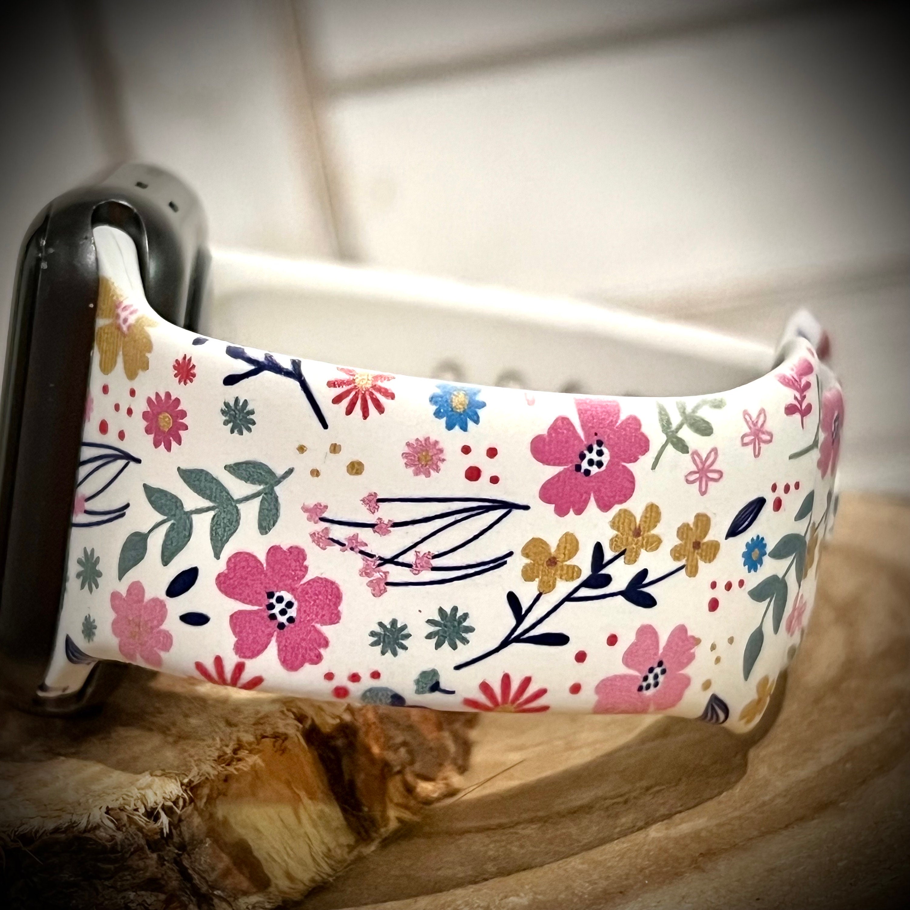 Flowers watch Band spring watch Band floral watch band summer watch band