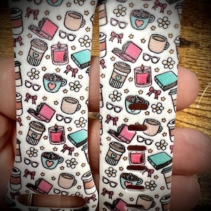 Book watch Band coffee watch Band study watch band reading watch band bookworm watch band bows watch band