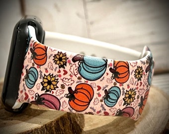 Pumpkin watch Band pumpkins watch Band fall watch band autumn watch band