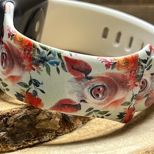 Pig watch Band Piglets watch Band pig lover watch band pig lover gift farm watch band